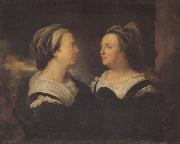 Hyacinthe Rigaud Two Views of the Artist's Mother (mk45) France oil painting artist